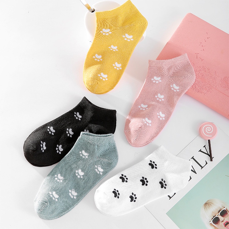 DOMMO - D2036 Kaos Kaki K5696 / Kaos Kaki Wanita Ala Korea / Kaos Kaki Semata Kaki / Kaos Kaki Motif Pola Kaki / Ankle Socks Cute / Kaos Kaki Lucu