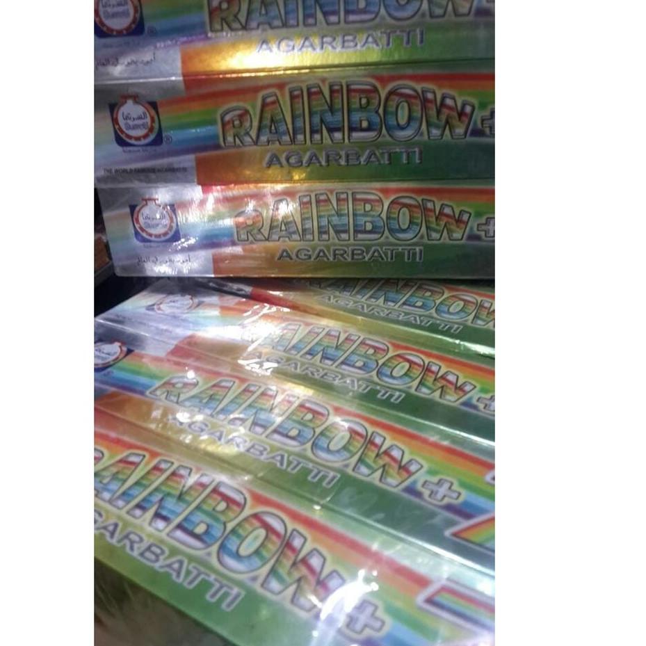 Original Harga Lusinan Dupa RAINBOW AGARBATTI Surrati Hio India Bukhur Stik Lidi grosir