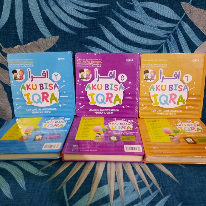 Terlaris Books Boardbook Aku Bisa Iqra Iqro Qibla Cara Cepat Anak Membaca Al Quran