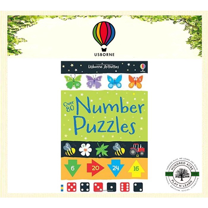

Usborne Activities - Over 80 Number Puzzles [Buku Import Anak]