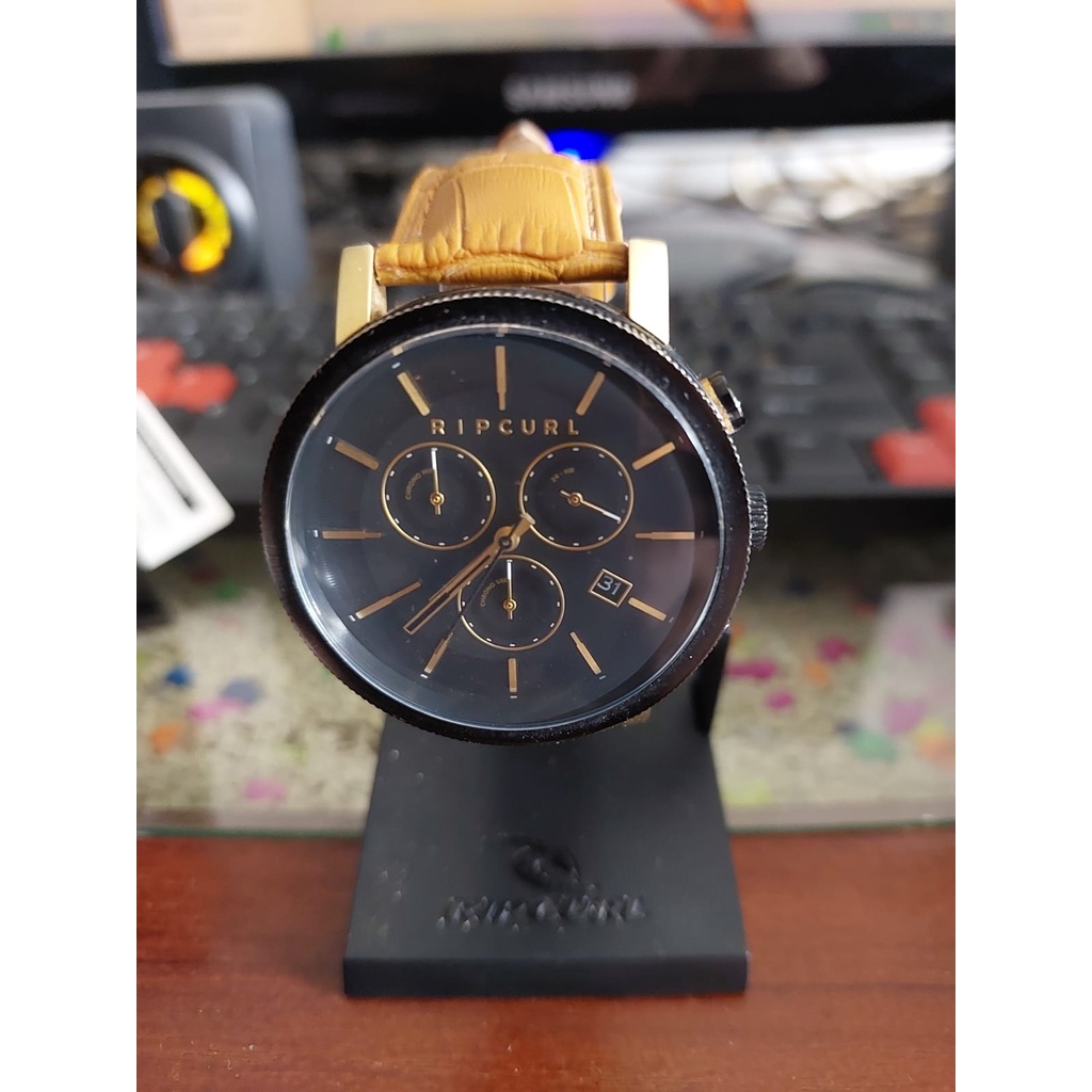 JAM TANGAN RIPCURL BEACON A 3195 -146 , SECOND PERFECT CONDITION , FULLSET LENGKAP