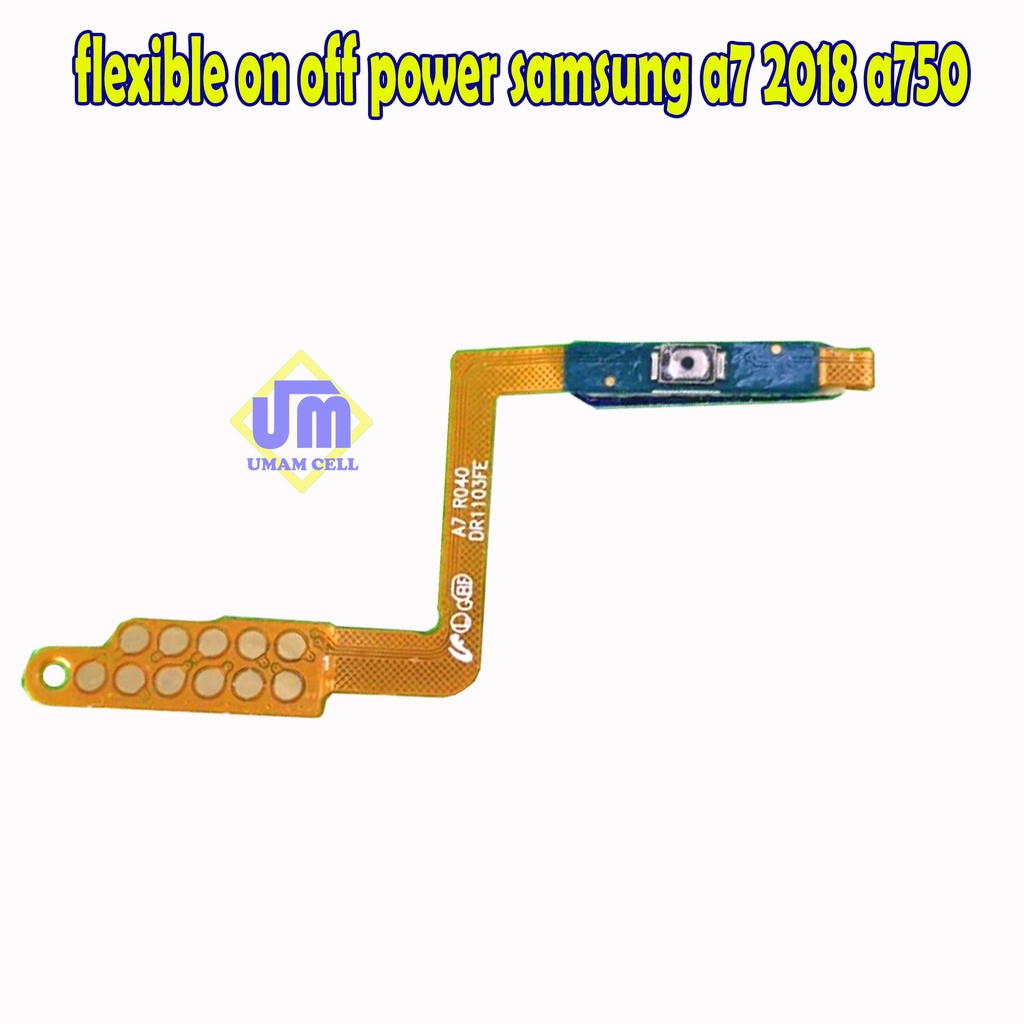 FLEXIBLE ON OFF SAMSUNG GALAXY A7 2018 / FLEX ON OFF SAMSUNG A750 black