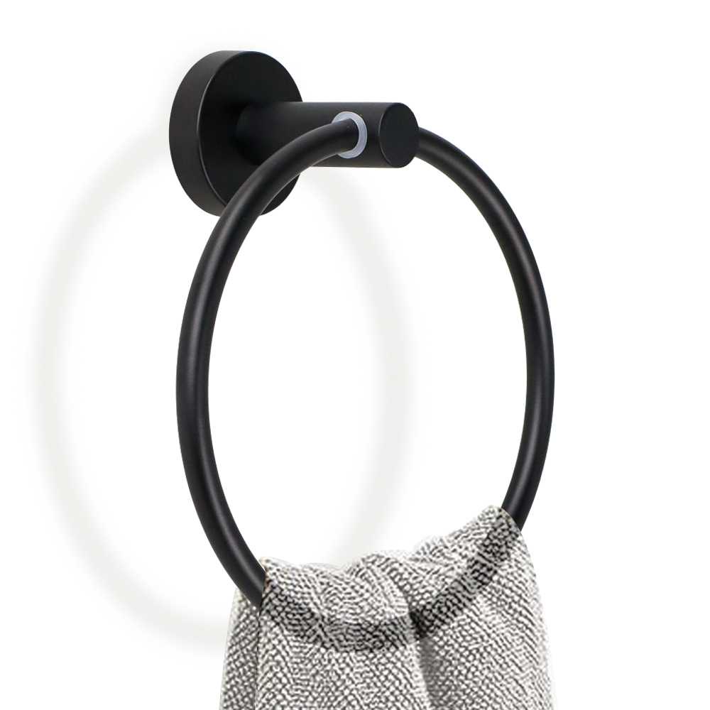 (BISA COD) FTIHSHP Sunydeal Gantungan Handuk Kamar Mandi Towel Holder Ring - E1913