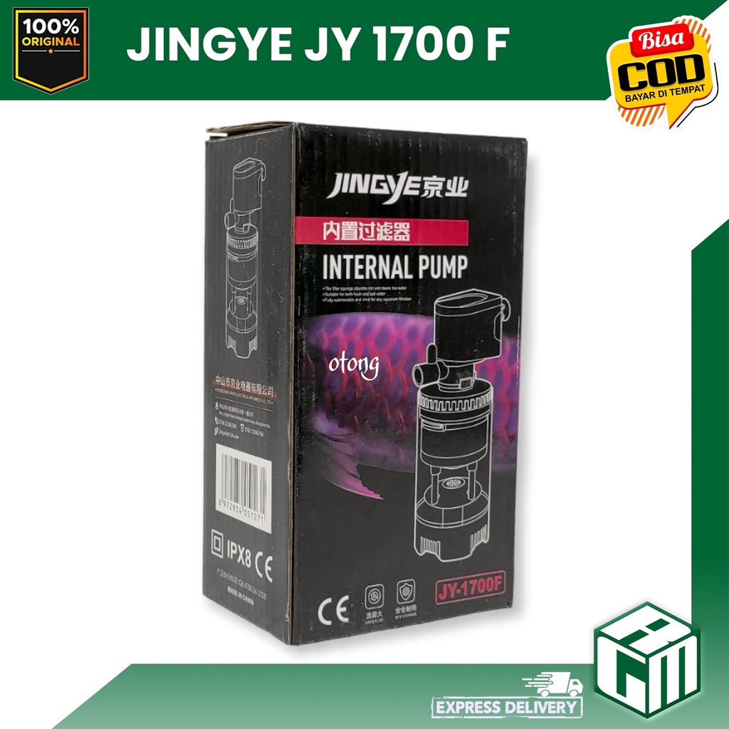 JINGYE JY1700F JY 1700 F 1700F MESIN POMPA CELUP INTERNAL FILTER AQUARIUM