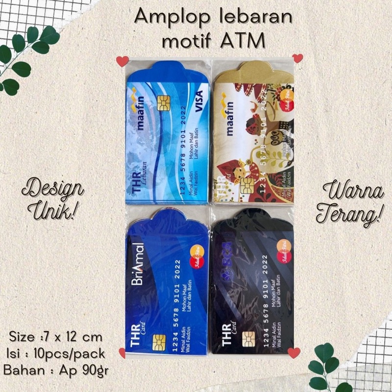 

Amplop Lebaran Unik 2023 isi 10 Pack Ukuran Medium Bisa Pilih Motif Uang Motif Kartun Motif Snack Motif ATM
