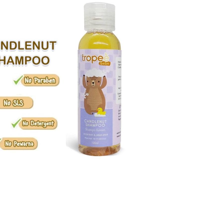 ◘ Tropee Bebe Candlenut Shampoo - 100mL | Shampo Bayi Kemiri ♬