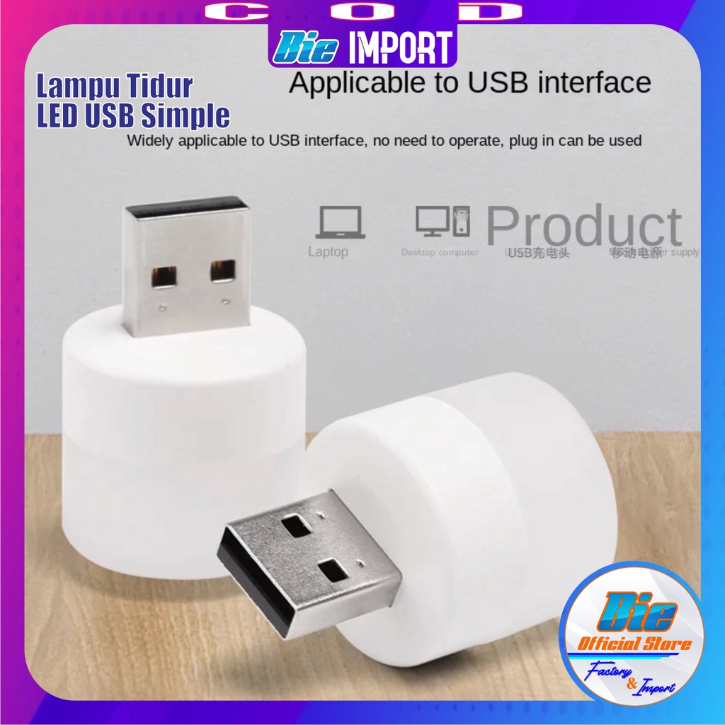 Lampu Tidur LED USB SImple Elegant Impor Best Seller