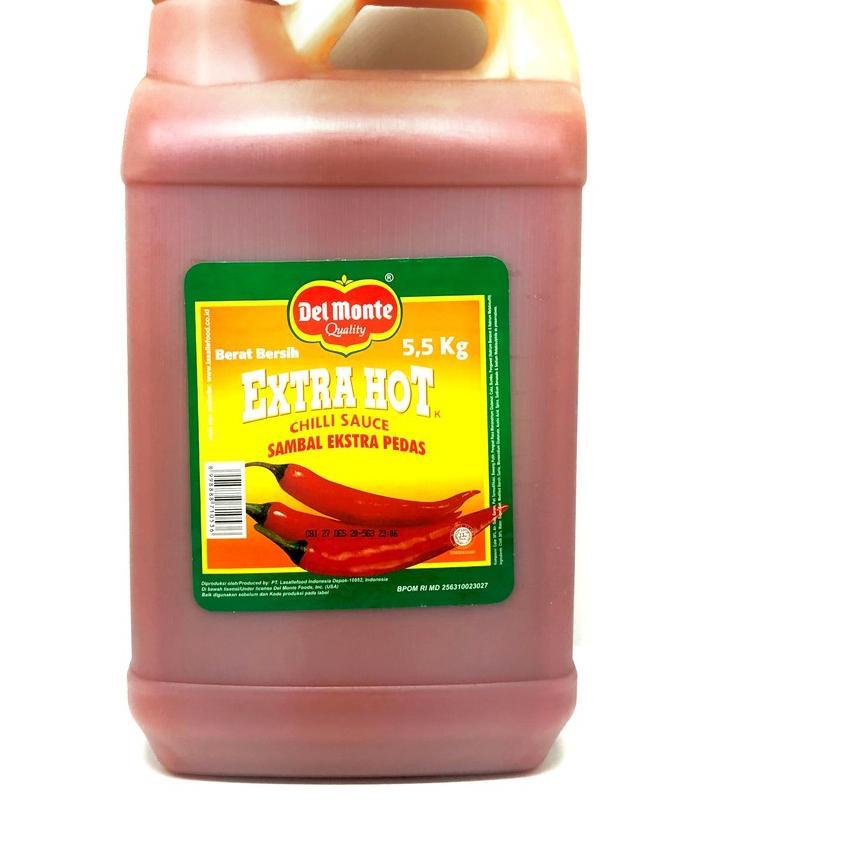 

♨ DELMONTE SAUS SAMBAL GALON EXTRA HOT 5,5KG ▲