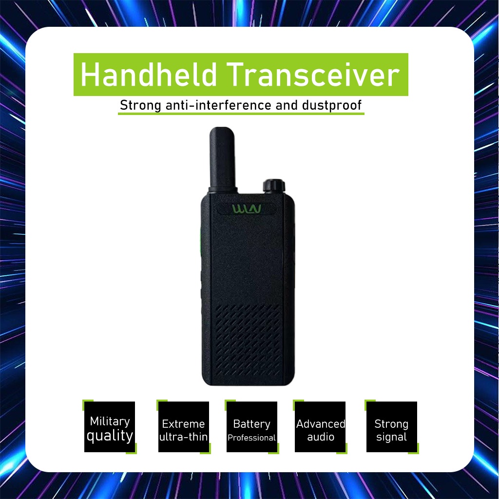 HT Walkie Talkie WLN KD-C160 Waterproof Portable Walky Talky Jarak Jauh 10km(Max) 2 Way Radio Walkie Talkies HT Handy Talky