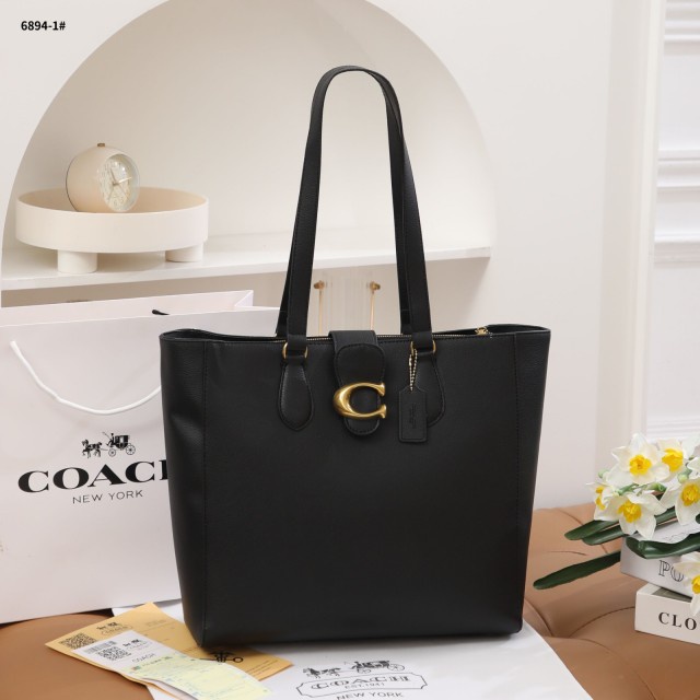 COA Leather Theo Tote Bag 6894-1