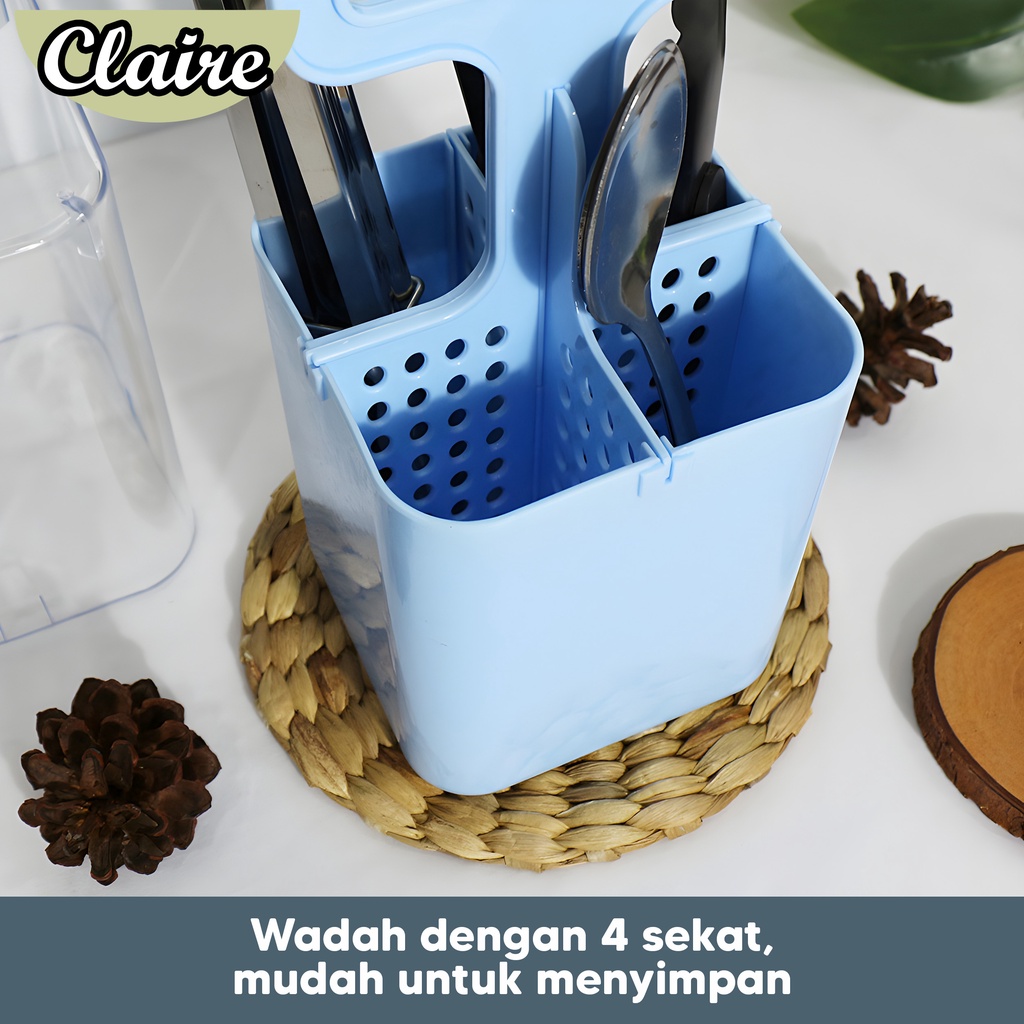 Tempat Sendok Garpu Makan / Wadah Garpu Sendok Makan Dapur / Alat Dapur Kitchenware