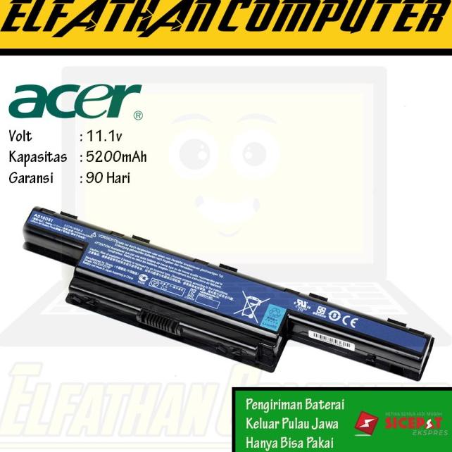Baterai Batre Laptop Acer Aspire 4738, 4739, 4741, 4750, 4752, 4755