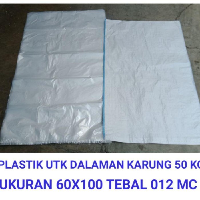 Terlaris Inner (Plastik Dalaman) Karung 50 Kg / Karung 56 X 90 Isi 100 Lembar