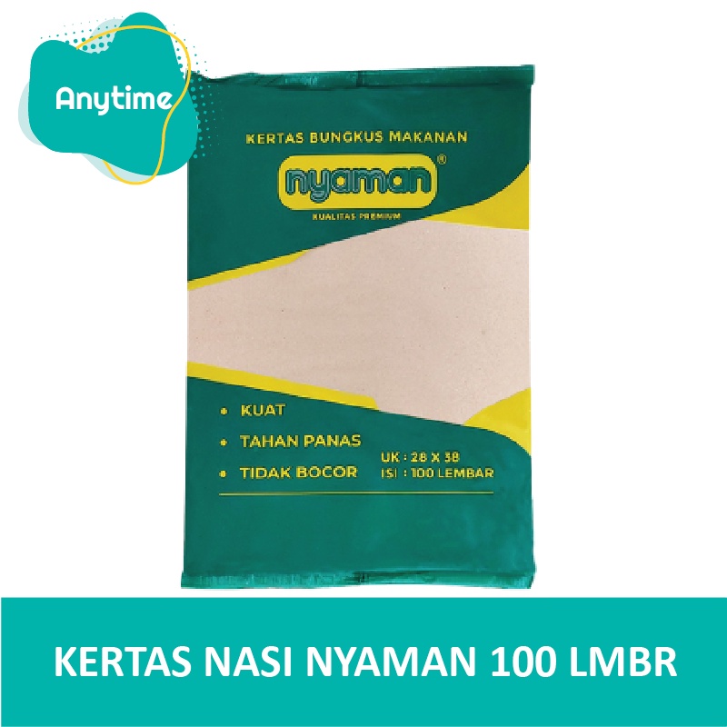 

KERTAS NASI NYAMAN HIJAU ISI 100