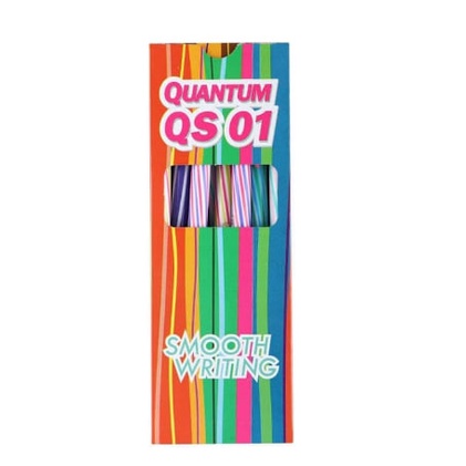 

BOLPOIN QUANTUM QS-01 STANDARD BLACK ISI 12 PCS - 1 LUSIN