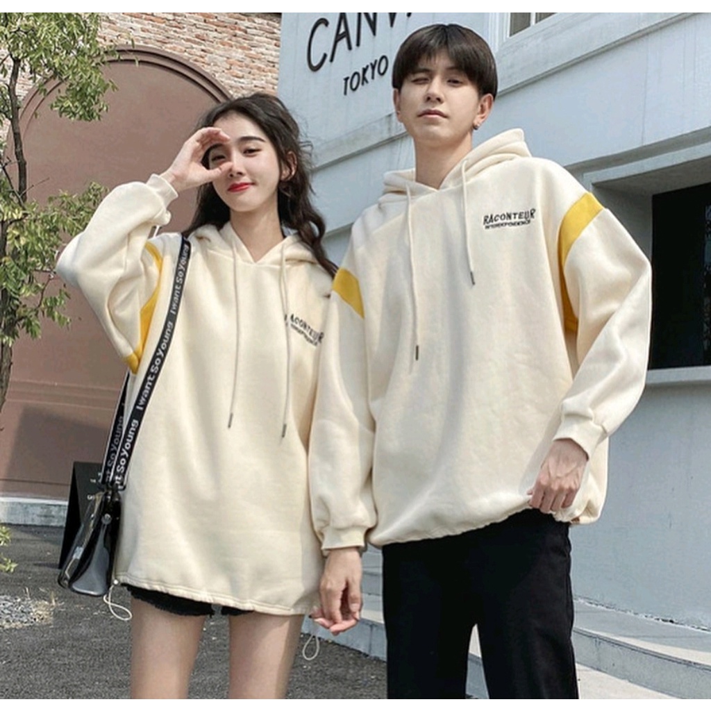 RACOUNTER HOODIE SWEATER PRIA WANITA HOODIE UNISEX KOREAN STYLE OUTFIT KEREN