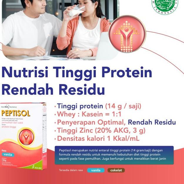 

◌ Peptisol Cokelat / Vanila 189 Gr ♘