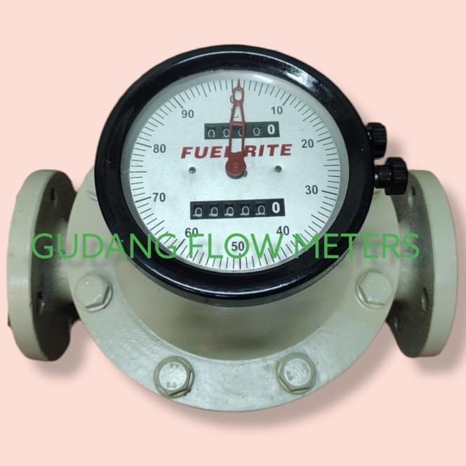 Oval Gear Flow Meter Minyak Merk Fuel-Rite 2 Inch Type Fu-Ciom-50