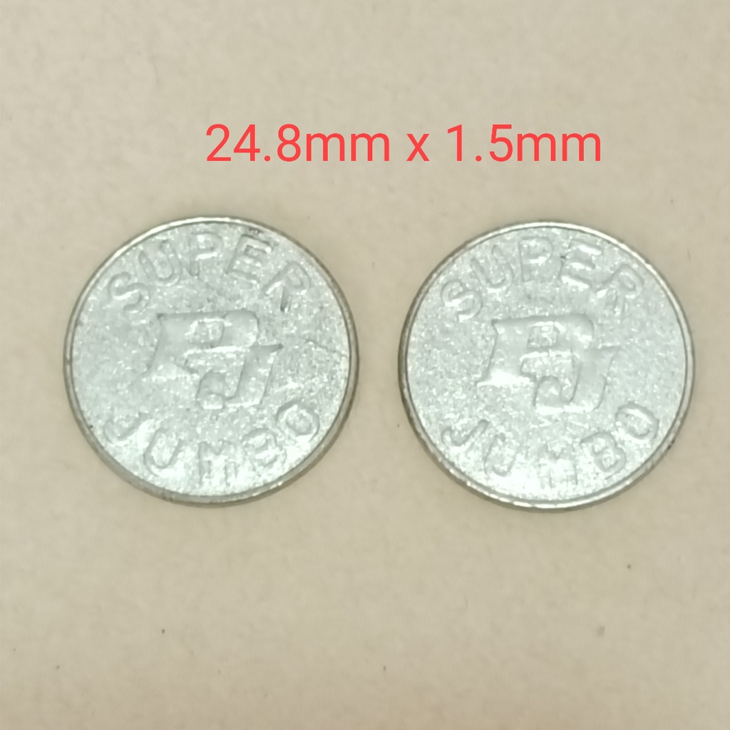 Koin Coin SUPER JUMBO PJ 100pcs/lot - READY STOK