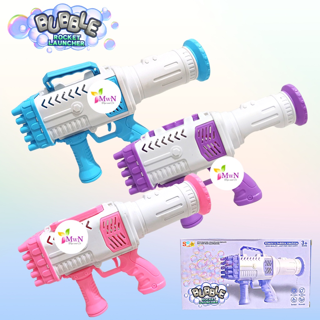 MWN Mainan Bubble Bazooka Rocket Launcher SS1526