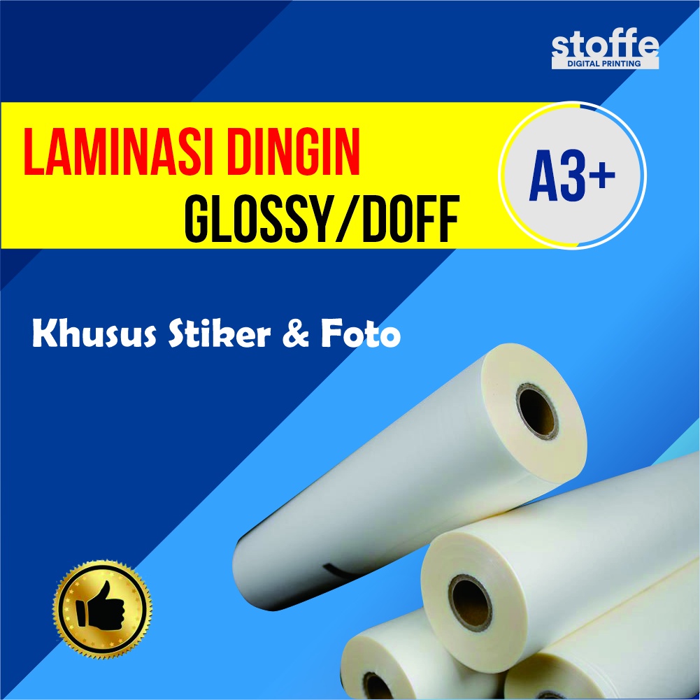 

Laminasi Dingin Khusus Sticker A3+