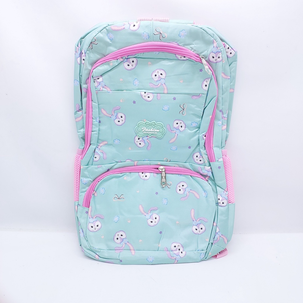 Tas Sekolah Anak Cewek Motif Kelinci LUCU 17 INCHI BESAR MURAH 4 RUANGAN/ Ransel Sekolah Anak POLA Kelinci Lucu Full Colorfull BESAR MURAH / Tas Punggung Anak LOGO kelinci lucu BARU murah / TAS SEKOLAH ANAK SD SMP SMA GAMBAR KELINCI 4 RUANGAN BESAR MURAH