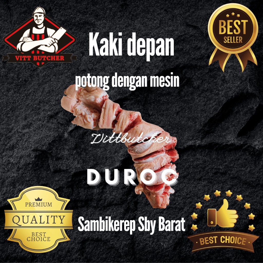 

Kaki Depan babi (potong mesin)