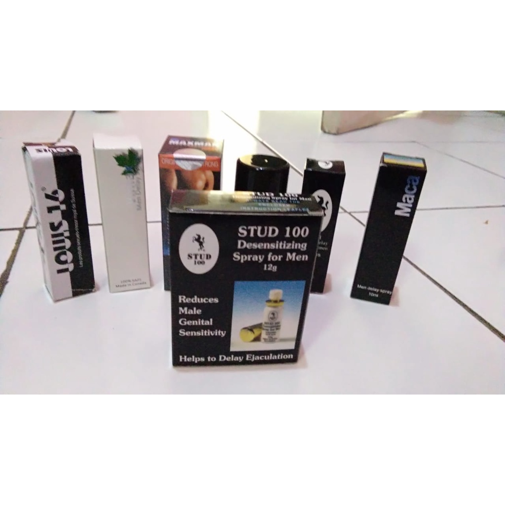 Stud 100 Spray Gold Original 100%,Obatt kuat tahan lama, menambah stamina