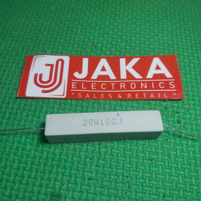 Resistor Kapur 20 watt 10 R 20w 10 ohm