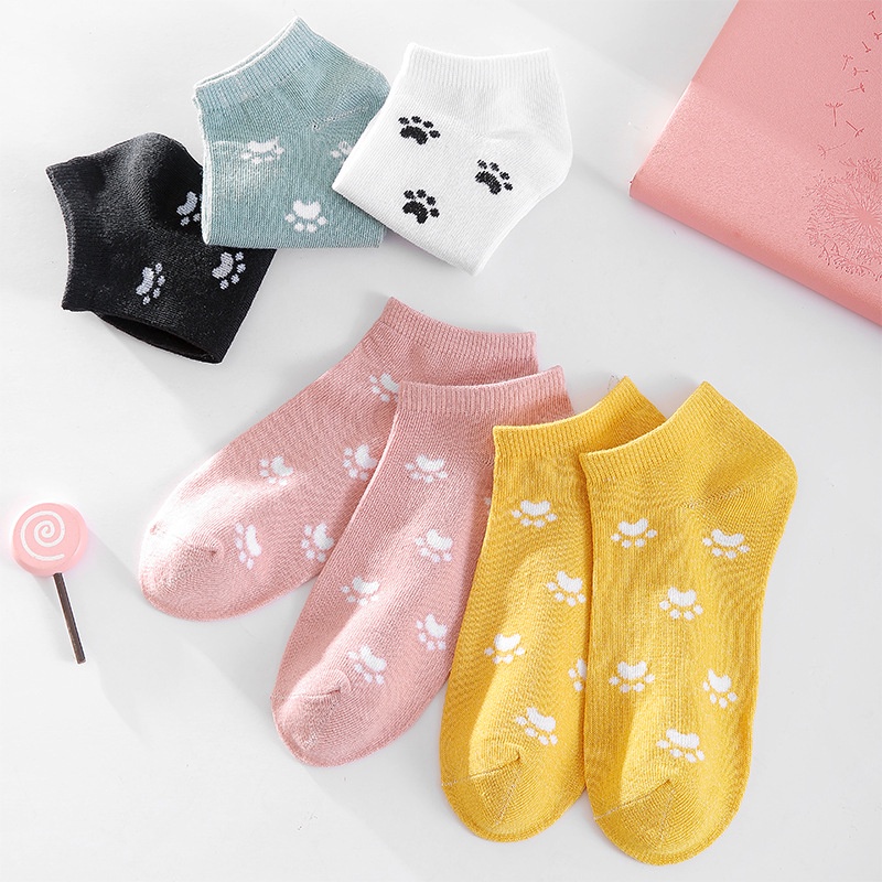 DOMMO - D2036 Kaos Kaki K5696 / Kaos Kaki Wanita Ala Korea / Kaos Kaki Semata Kaki / Kaos Kaki Motif Pola Kaki / Ankle Socks Cute / Kaos Kaki Lucu