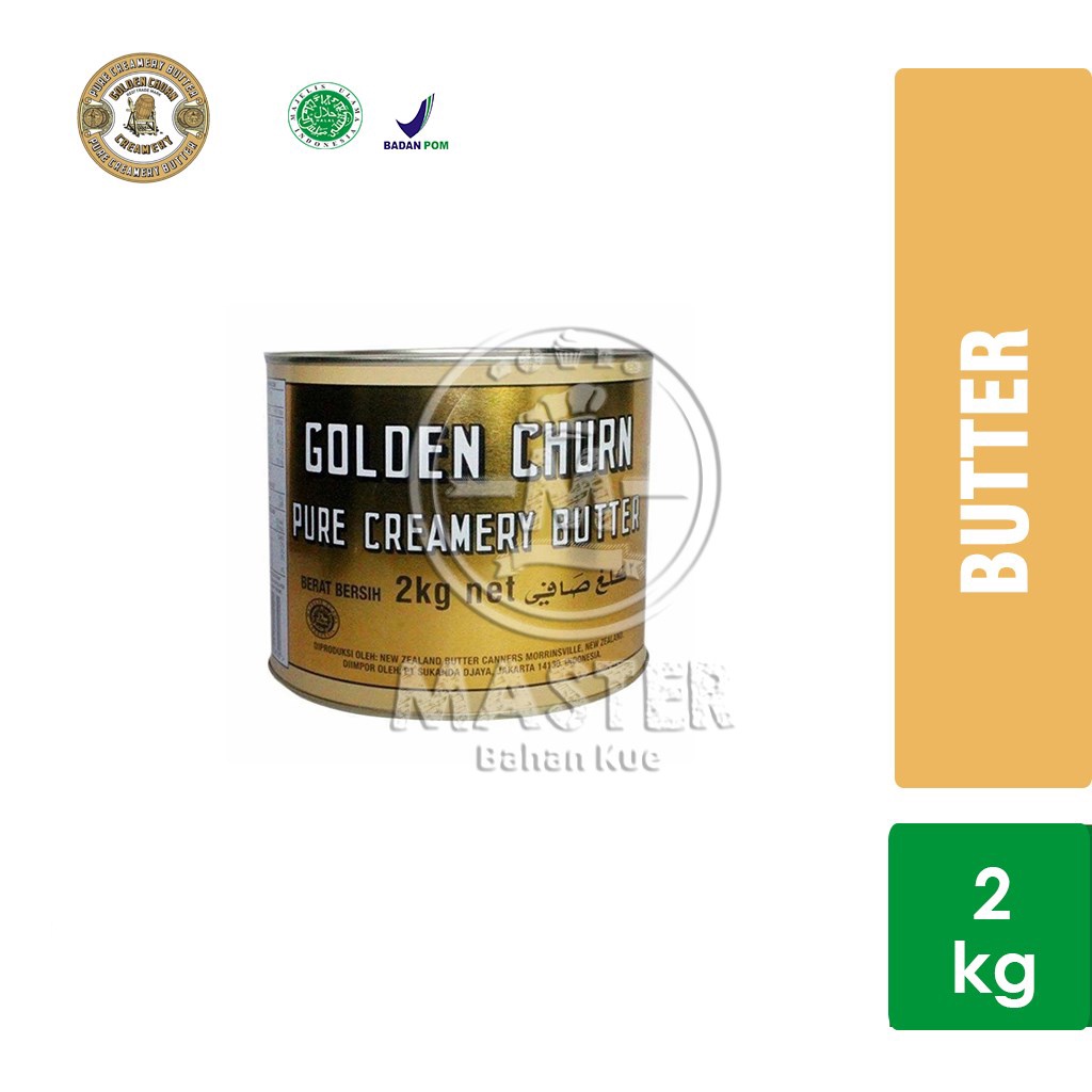 

Salted Butter Golden Churn Butter Creamy Roombutter Rombutter Kaleng [2 Kg]