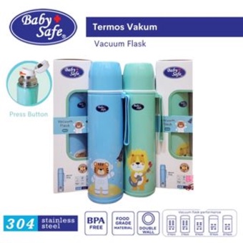 *NEW* BABY SAFE Babysafe Vacuum Flask Stainless Steel 500ml 500 ml / 350ml 350 ml - Termos Air BPOM