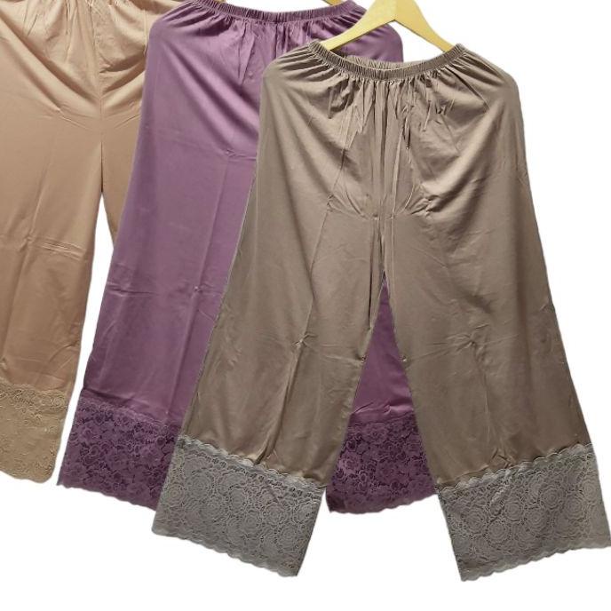 ❅ Kulot Renda Celamis Renda Celana Daleman Gamis Model Kulot Renda ➽