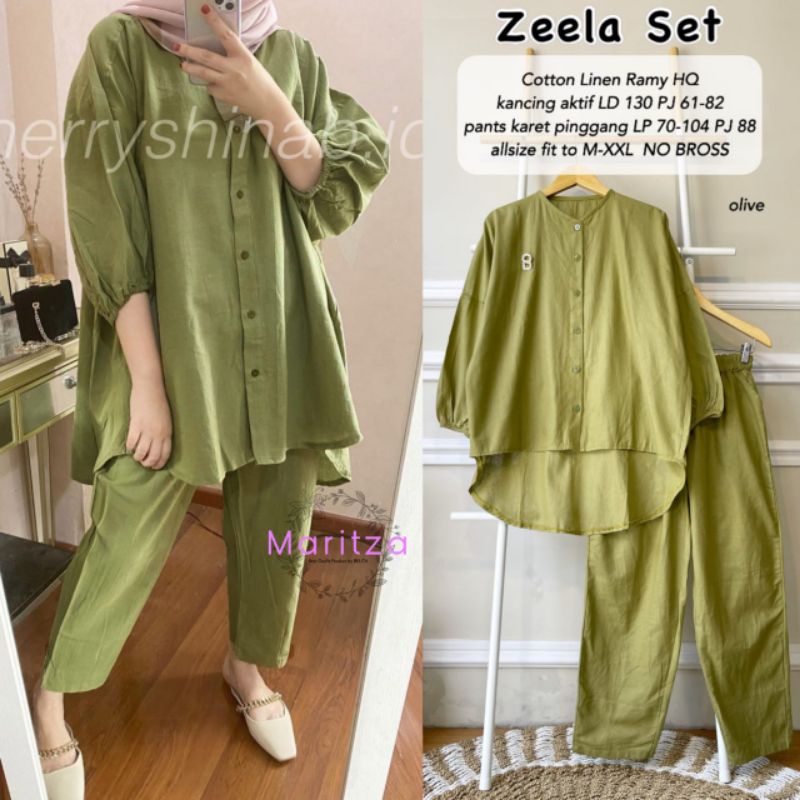 ZEELA SETELAN LINEN RAMI PREMIUM