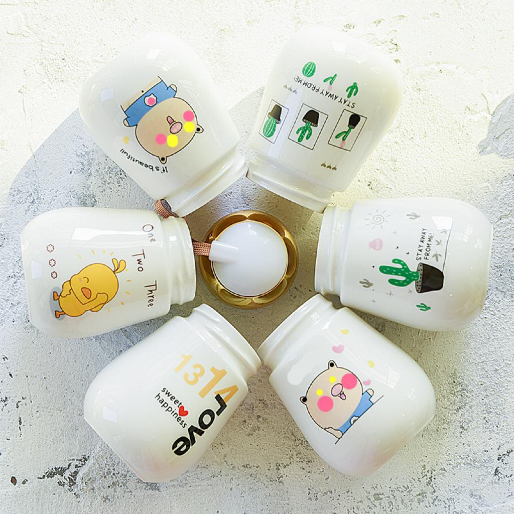 Gelas cangkir air minuman anak dan dewasa imut cute beraneka motif lucu bahan mug keramik kualitas impor tahan panas dingin cocok untuk dibawa kemana mana dan sangat nyaman