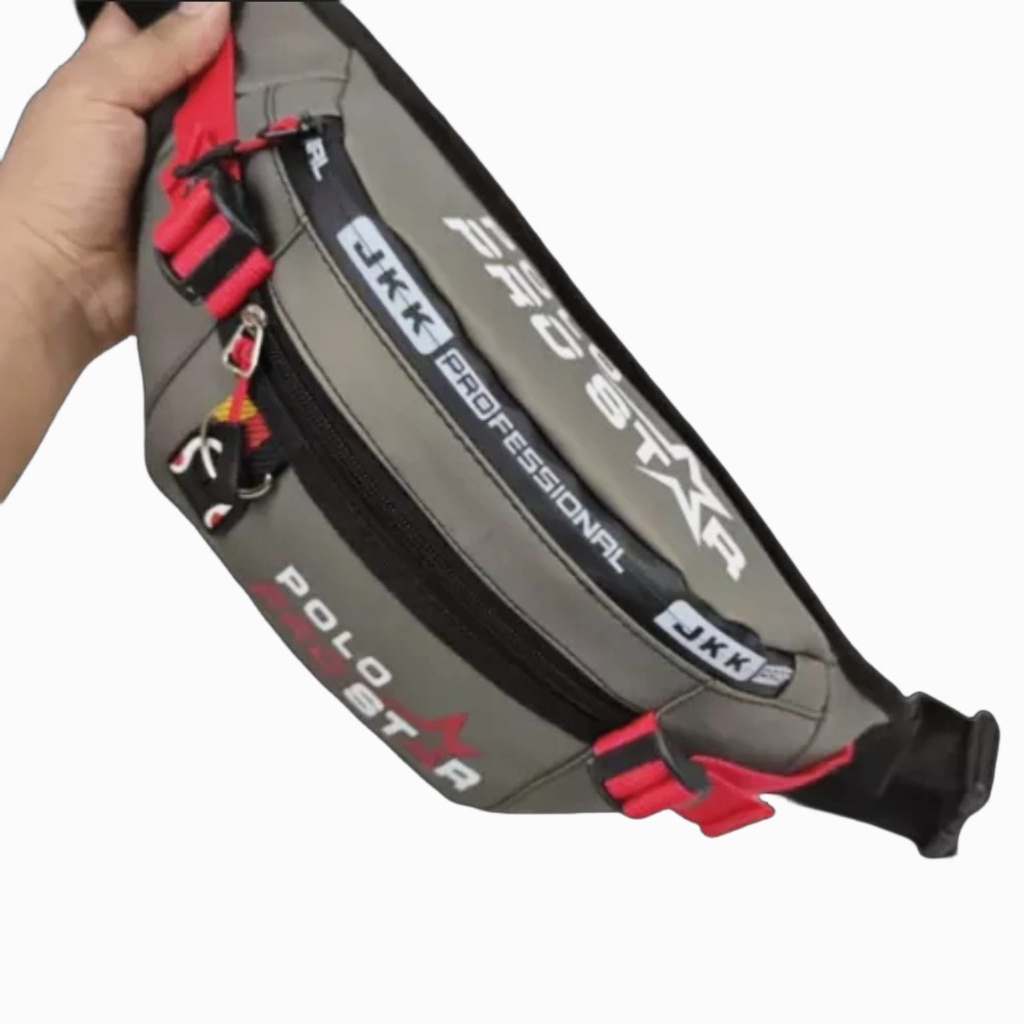 Tas Selempang Pria Waistbag Tas Pinggang Pria Tas Distro Bag Kasual Keren Tas Bahu Pria