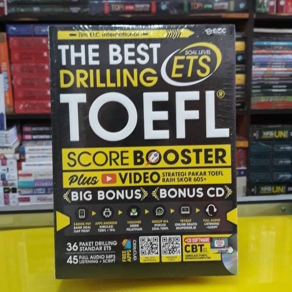 Terlaris Buku The Best Drilling Toefl Soal Level Ets