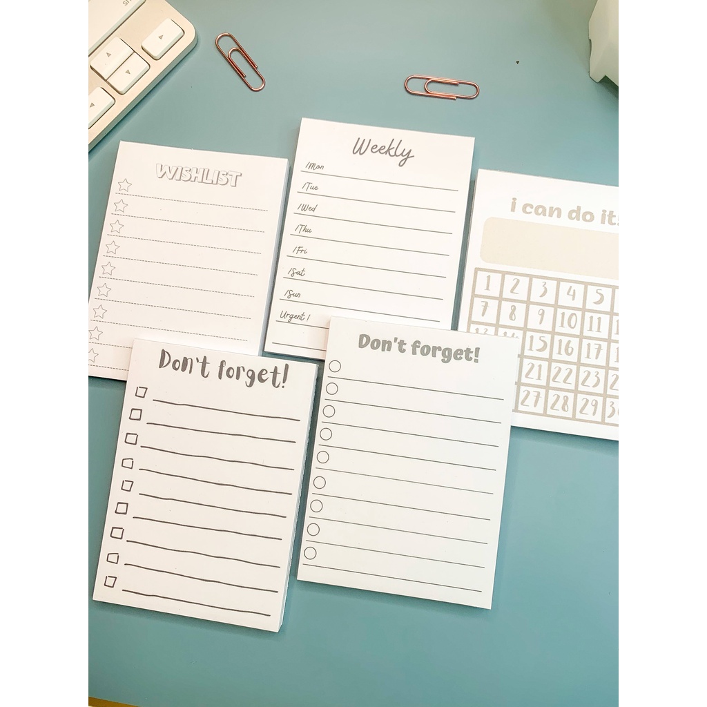 【GOGOMART】Kertas Memo Memopad Memo Notepad / Memo Catatan Bukan Sticky Notes Tempel