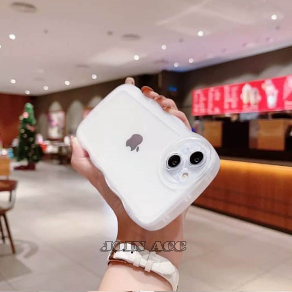 CASE CLEAR GELOMBANG FOR VIVO Y02 Y22 Y02S Y35 Y76 Y75 Y16 Y15S V23E V23 V21 4G V20 SE - CASE GELOMB