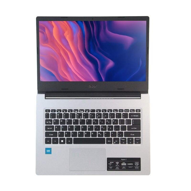 LAPTOP SEKOLAH - ACER ASPIRE 3 A314-35-C80W - INTEL CELERON N5100 - 4GB - 256GB - INTEL UHD GRAPHICS - 14&quot; HD - WINDOWS 11 + OHS - BONUS TAS