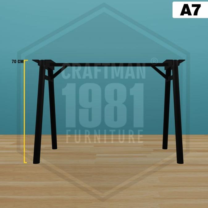 Kaki Meja Kerja Industrial Minimalis