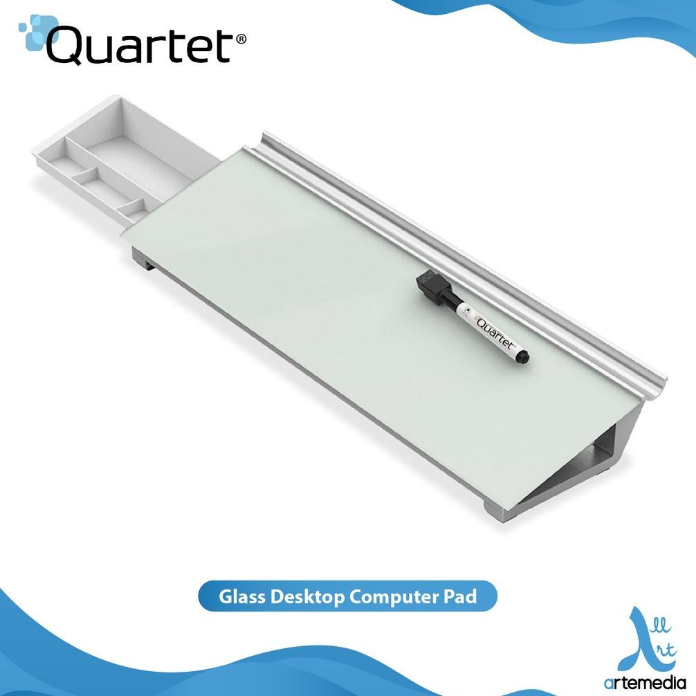 

Papan Tulis Quartet 15x45cm Glass Desktop Computer Pad