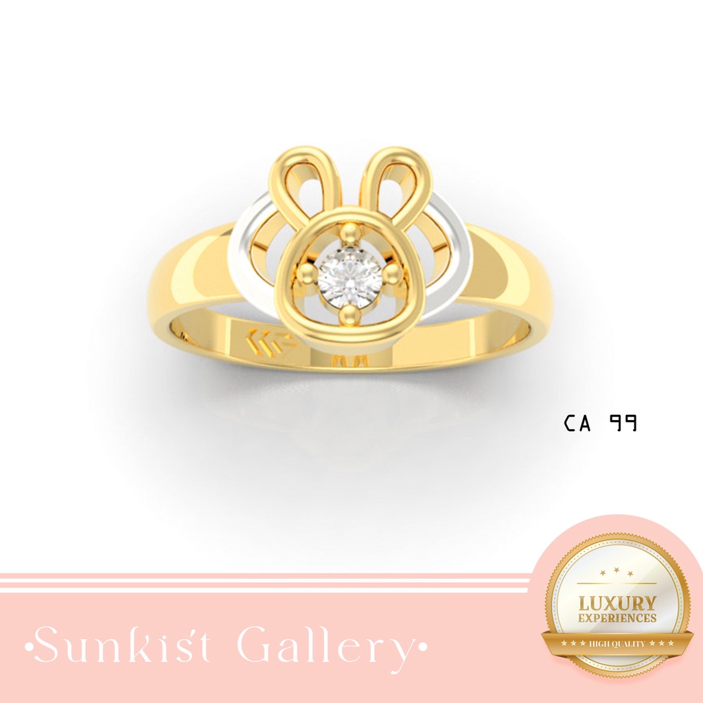 CINCIN ANAK EMAS ASLI KADAR 300 (6K) & 375 (8K) CINCIN BALITA MODEL LUCU CINCIN EMAS ANAK MURAH ADA 