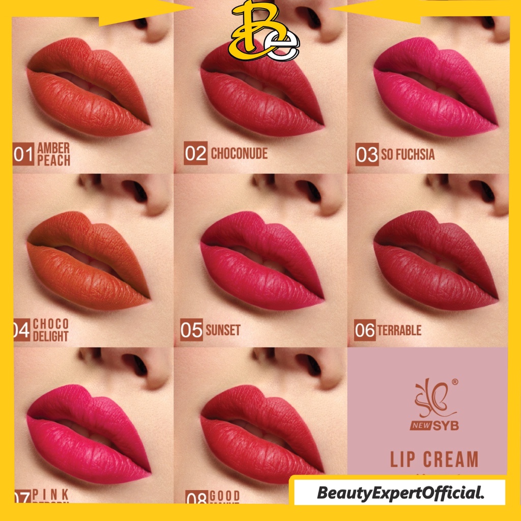 ⭐️ Beauty Expert ⭐️ SYB LIP CREAM MATTE - SYB Lipcream Lipstick Lipstik