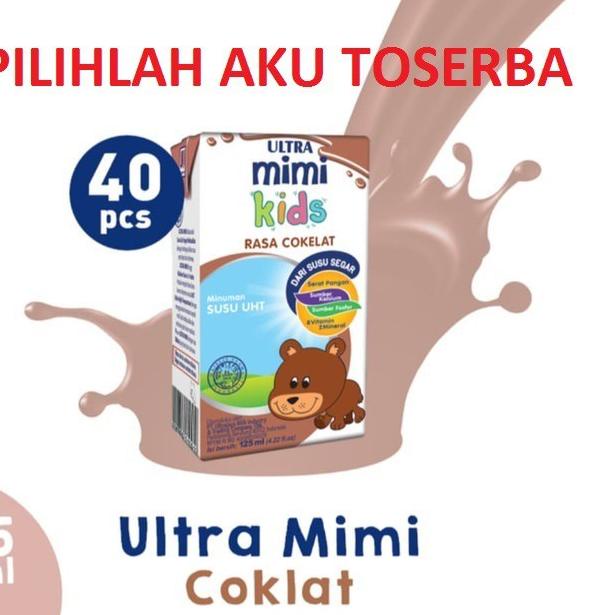 

▼ Susu Ultra Mimi Kids COKLAT (Cokelat) 125 ml - (1 DUS ISI 40) ✳