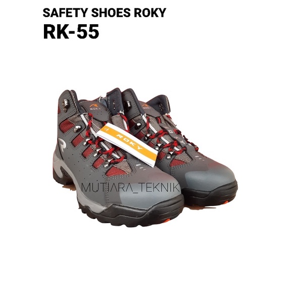 SEPATU SAFETY ROKY RK-55, SAFETY SHOES PRIA KERJA, SAFETY SHOES STYLE