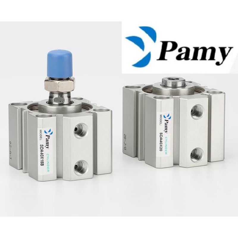 Mini Pneumatic Air Cylinder ,Silinder Udara Pneumatik Allumunium Alloy Stroke 35