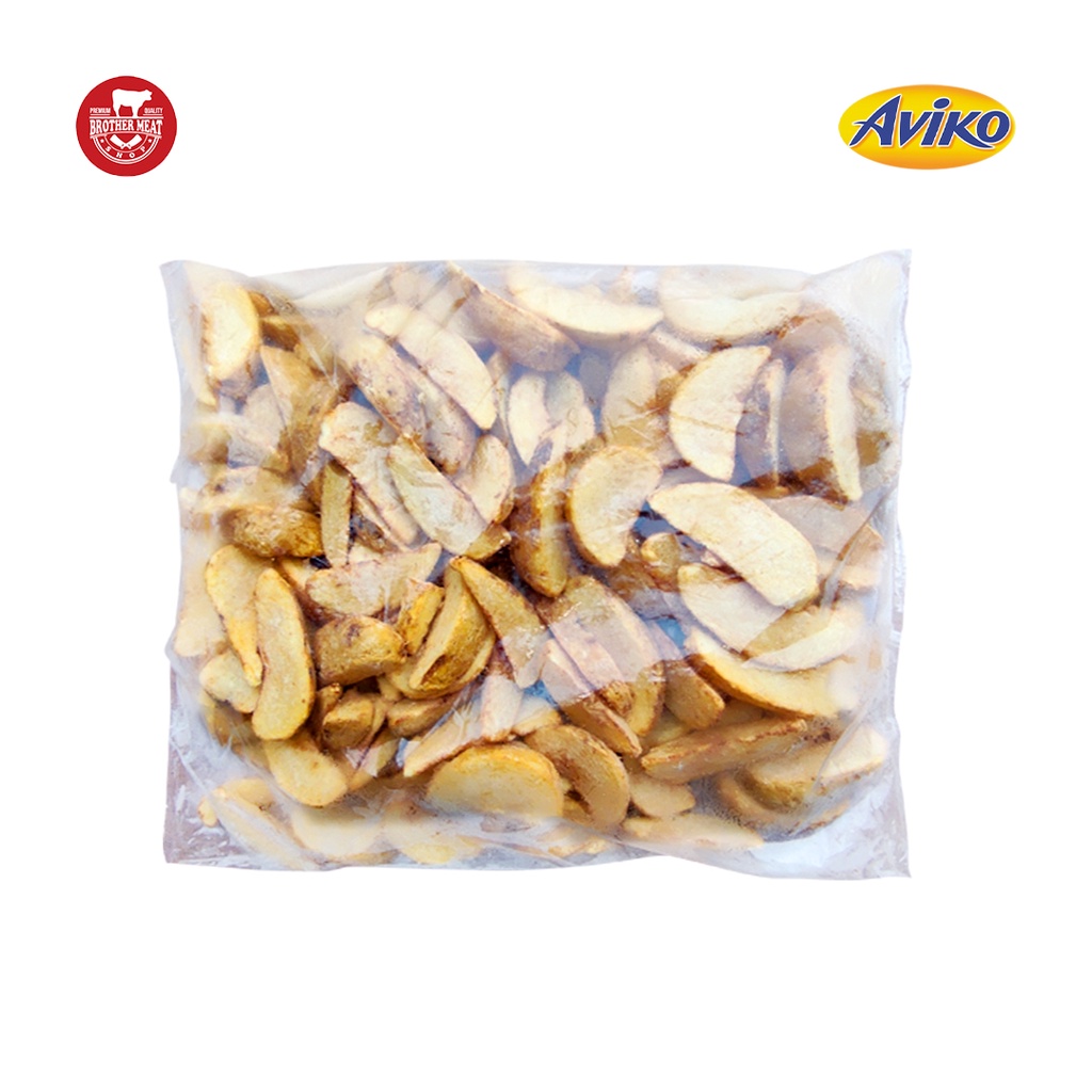 Aviko Mega Wedges Fries, Kentang Goreng Wedge Cut 2,5kg