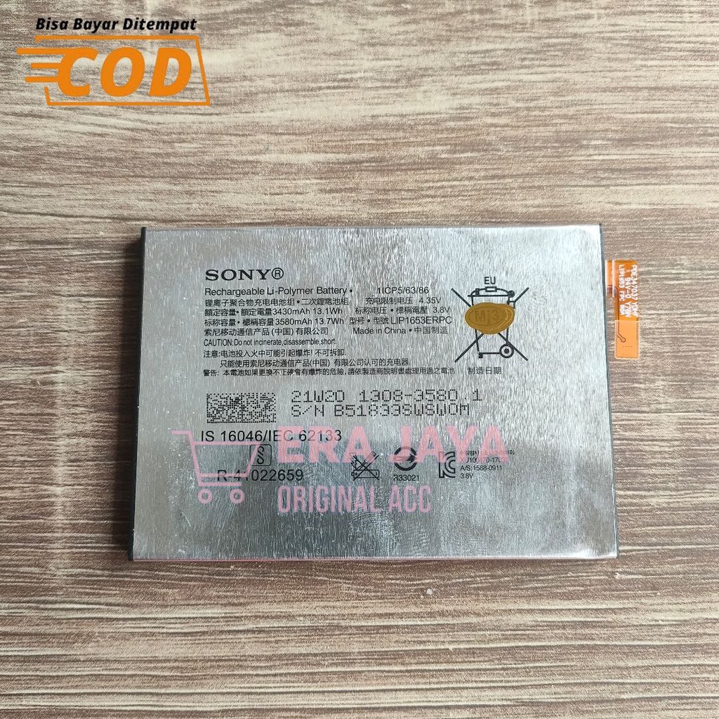 SONY XPERIA XA1 PLUS - Baterai Batre Hp Sony Xperia XA1 Plus G3416 G3412 G3426 G3421 G3423 Kode Mode
