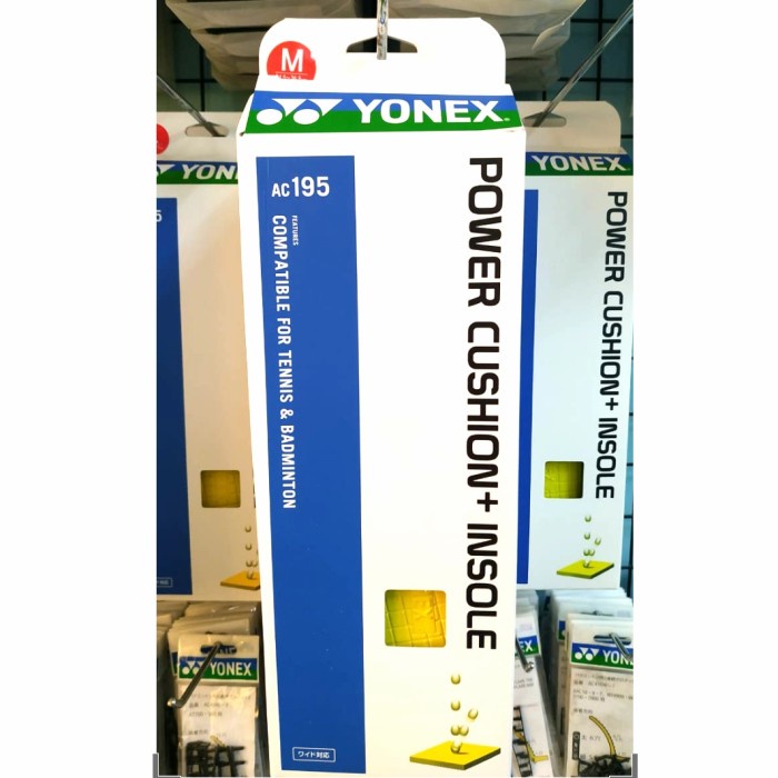 {MentariStore} Insole Sepatu Yonex Power Cushion  AC195 AC 195 Original JP Code - M Limited